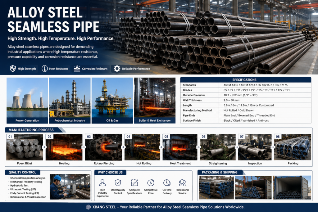 Alloy Steel Seamless Pipe Alloy Steel Seamless Pipe